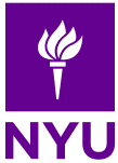NYU purple torch logo